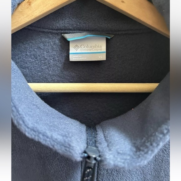 Columbia Steens Mountain 2.0 Fleece Jacket Men's Sz XL Blue Full Zip Pockets - Picture 8 of 12